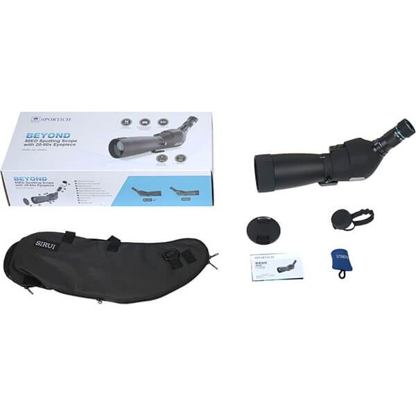 Sirui S6080A-BK Spektiv mit 20x-60x Vergrösserung