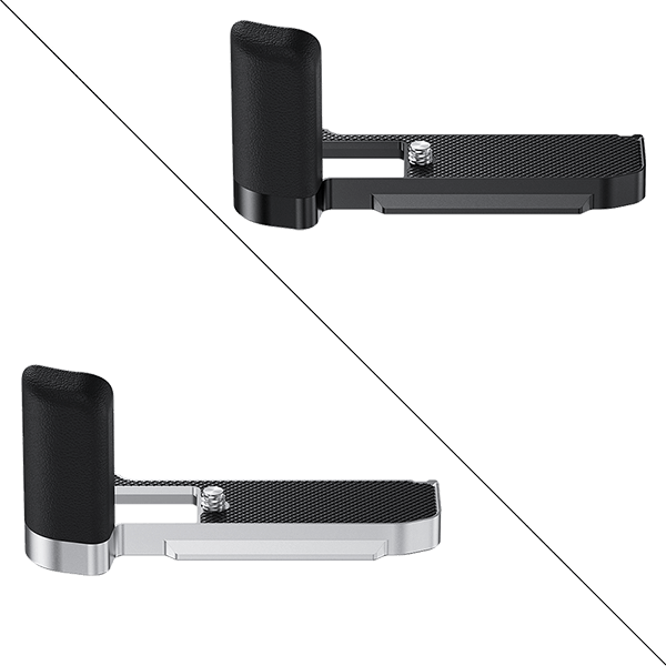 Camera handgrip for Fujifilm X-M5 in black or silver