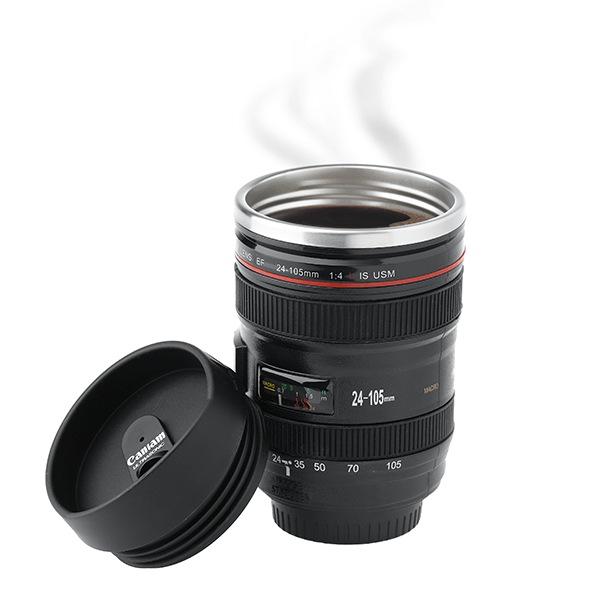 DSLR lens cup 24-105mm 1:1 coffee cup