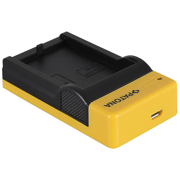 Slim Micro-USB Charger for Canon LP-E5 by Patona