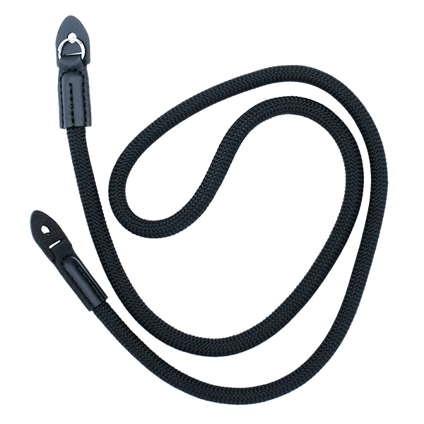 Climbing Rope Camera Strap in black