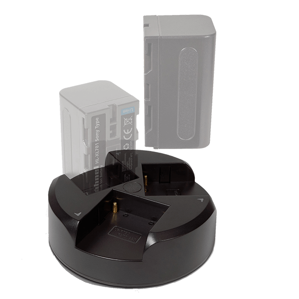 Ladegerät Dreifach zu Akkus der Sony NP-F-Serie von Hähnel