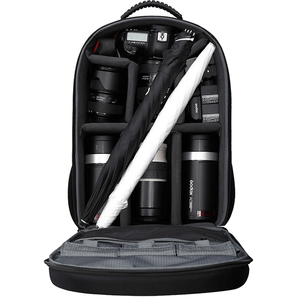 Godox AD300Pro Set mit 2 Blitzen mit Transportrucksack CB-20