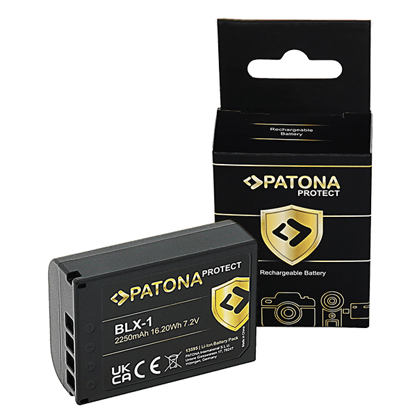 Camera battery Olympus OM 1 BLX 1 from Patona