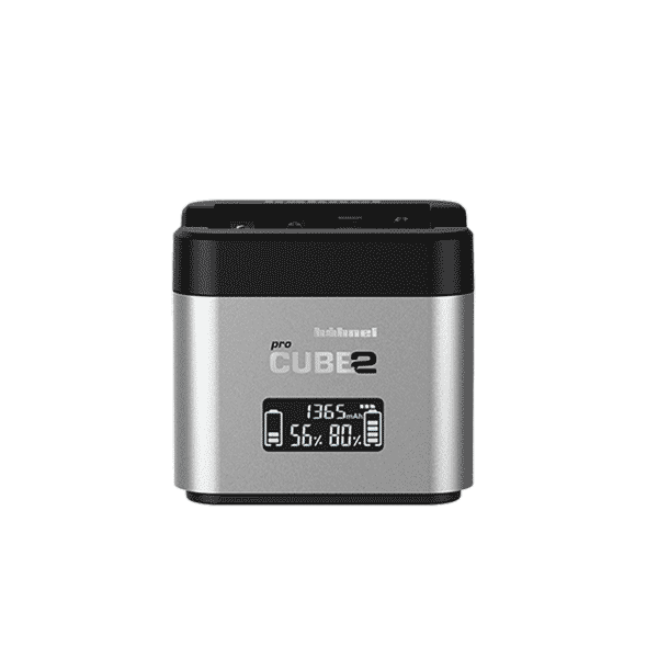 Doppel Ladegerät Canon LP-E6, LP-E8, LP-E17 Hähnel Pro Cube 2 Ladestation