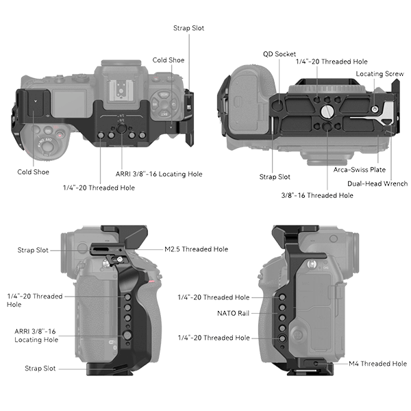 SmallRig Kamera Cage passend zu Nikon Z 8 3940