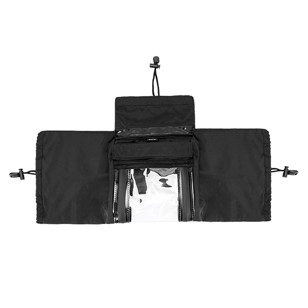 Rain cover for mirrorless cameras in black