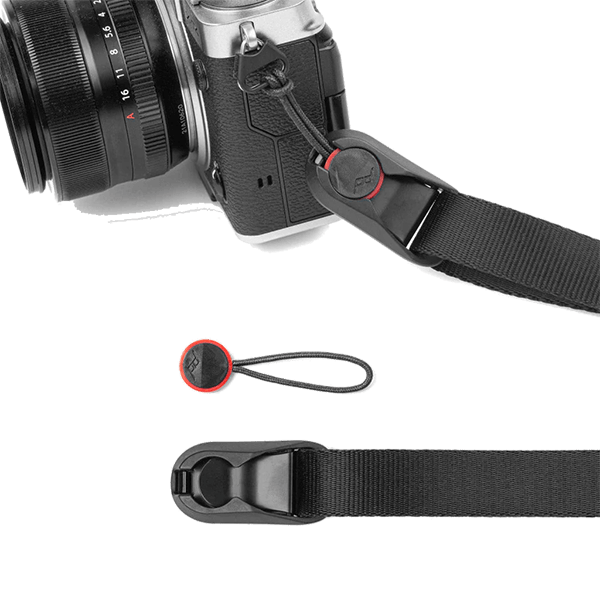 Kameragurt Peak Design Leash schwarz L-BL-3 Anschluss