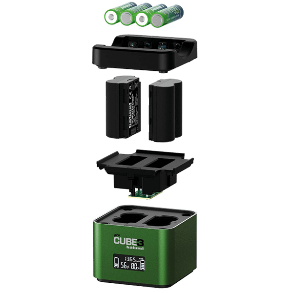 Hähnel ProCube3 camera battery charger for Fujifilm
