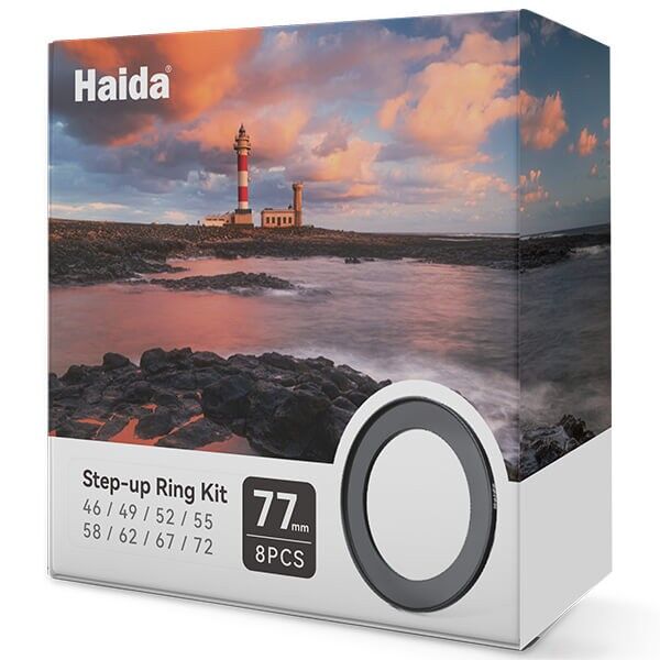 Haida Step-up Ring Set für 77mm Filter Haida Step-up Ring Set für 77mm Filter