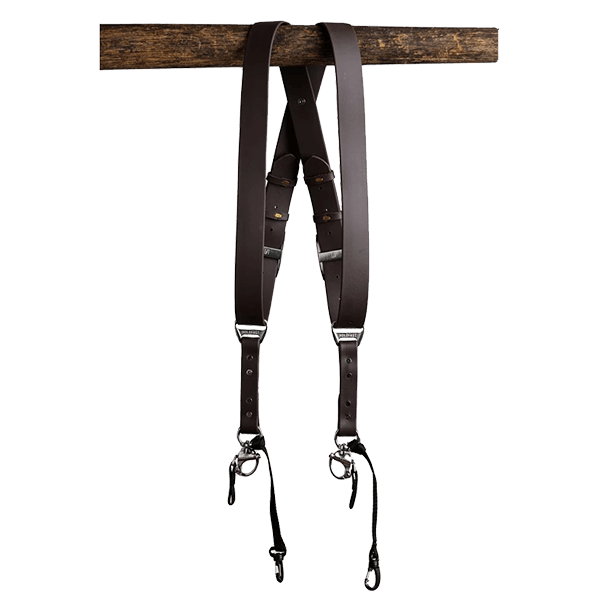 Camera strap vegan leather Holdfast Brown Small