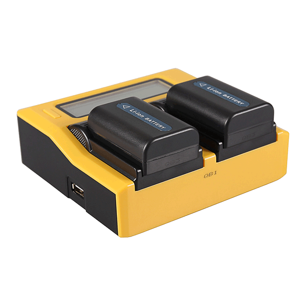 Dual Ladegerät für Sony NP-FM50 von Patona