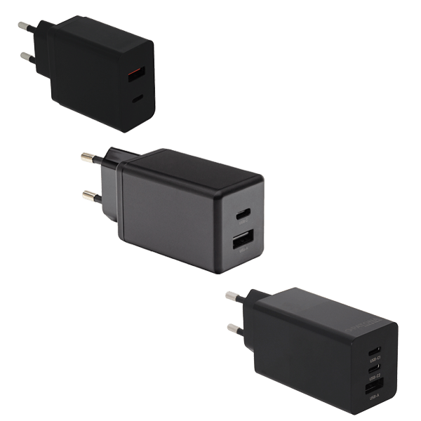 USB charger GaN PD in black from Patona